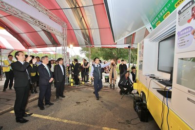 中市反毒扎根　反毒行動車12月起巡迴86校